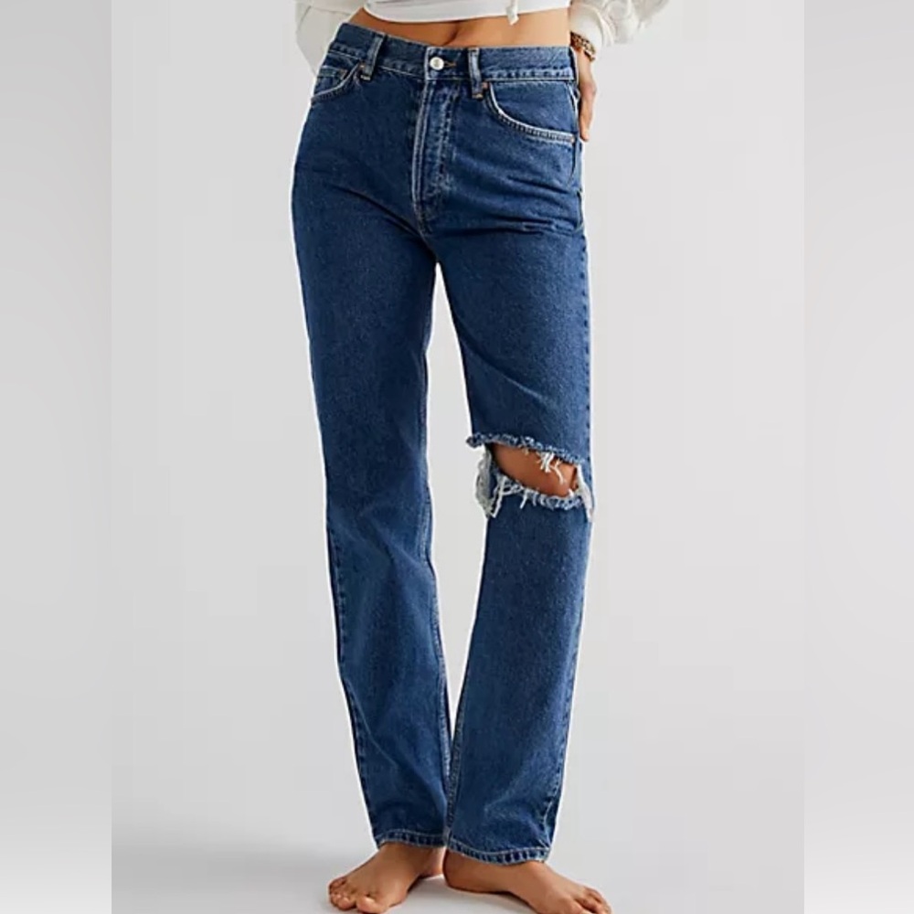 Free People Lasso Distressed Women's Jeans 27